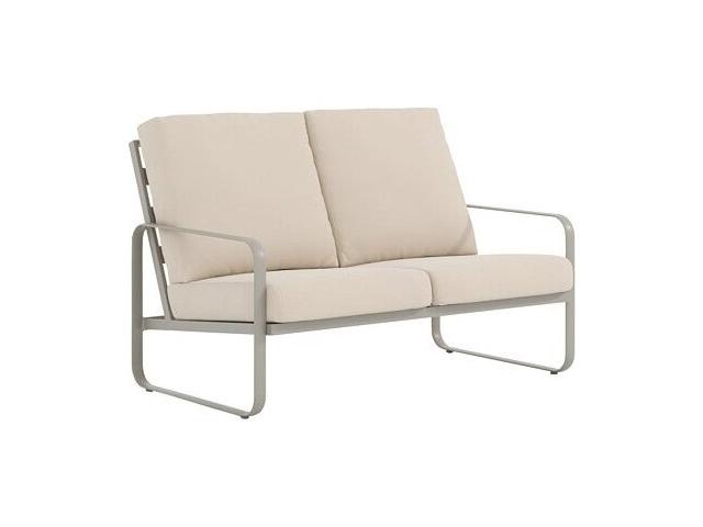 Brasilia Cushion Aluminum Loveseat
