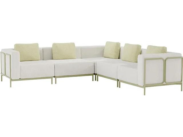 Duval 3-Piece Aluminum Sectional Lounge Set