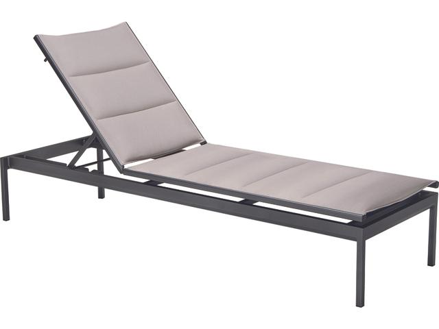 Cabana Club Padded Sling Stackable Chaise Lounge