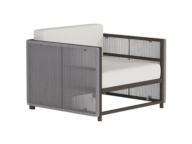 Cabana Club Rope Aluminum Lounge Chair by Richard Holbrook