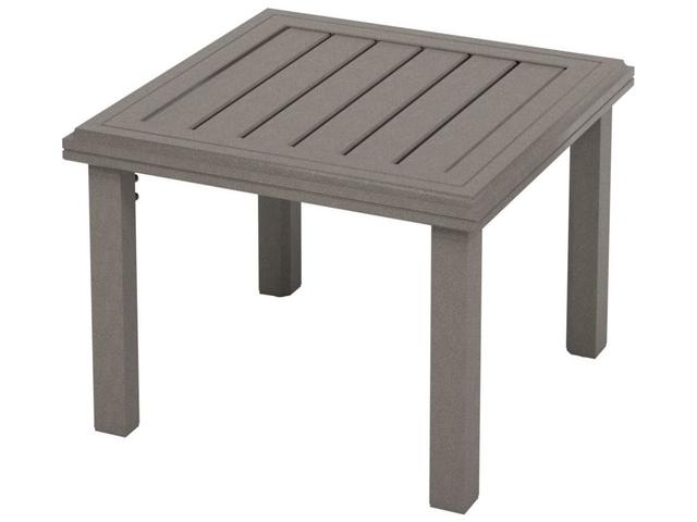 Amici 24-Inch Square Aluminum Tea Table