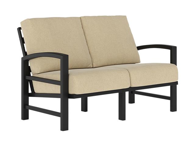Lakeside Cushion Aluminum Loveseat