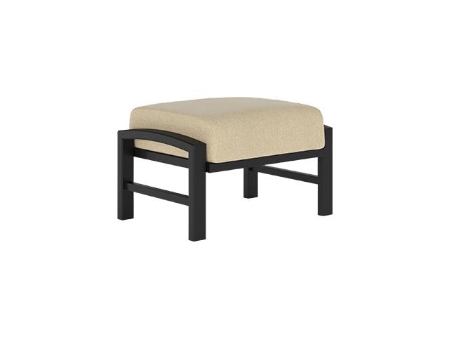 Lakeside Cushion Aluminum Ottoman by Peter Homestead
