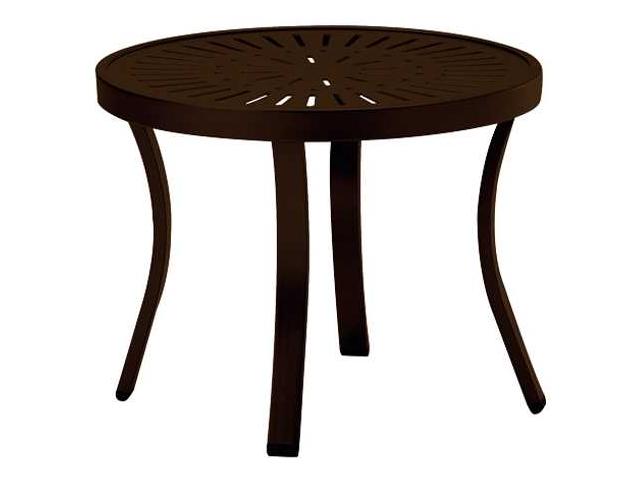 La Stratta Aluminum Round Tea Table