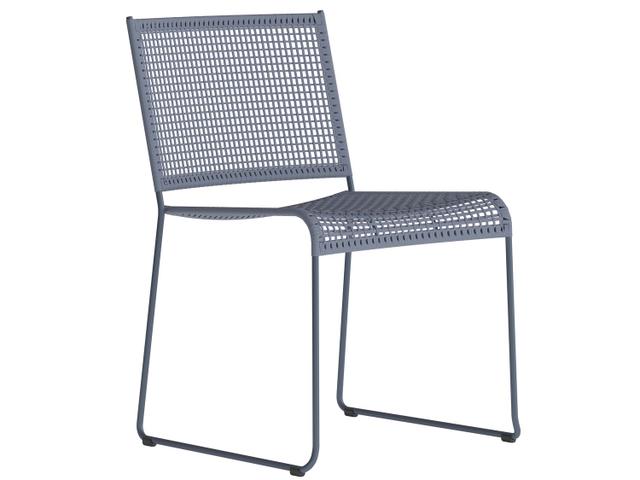 Bayfront Rope Armless Stackable Dining Side Chair
