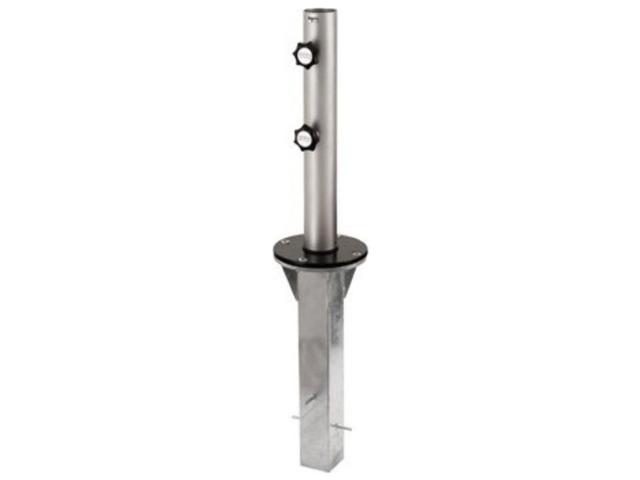Underground Mount + Spigot Base Plate + 48mm (2'') Stainless Steel tube