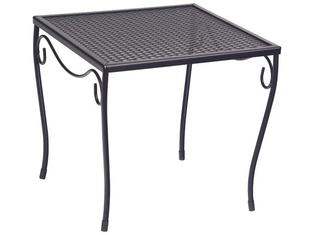 Wrought Iron Mesh Medium Square End Table