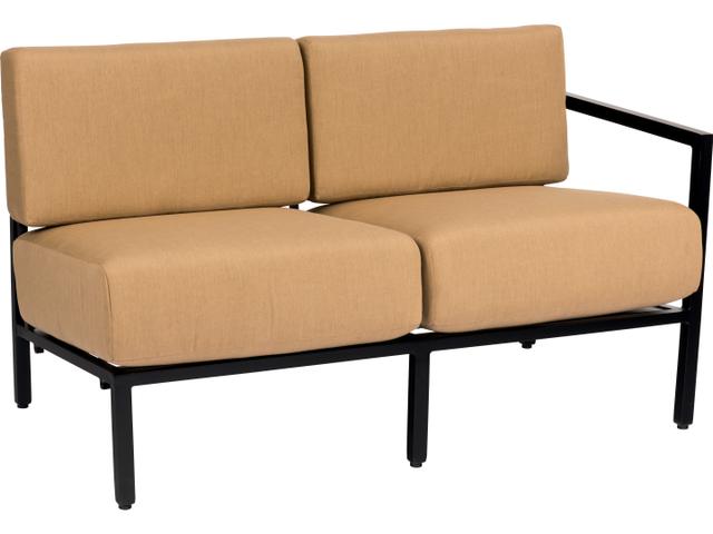 Salona Extruded Aluminum Right Arm Loveseat by Joe Ruggiero