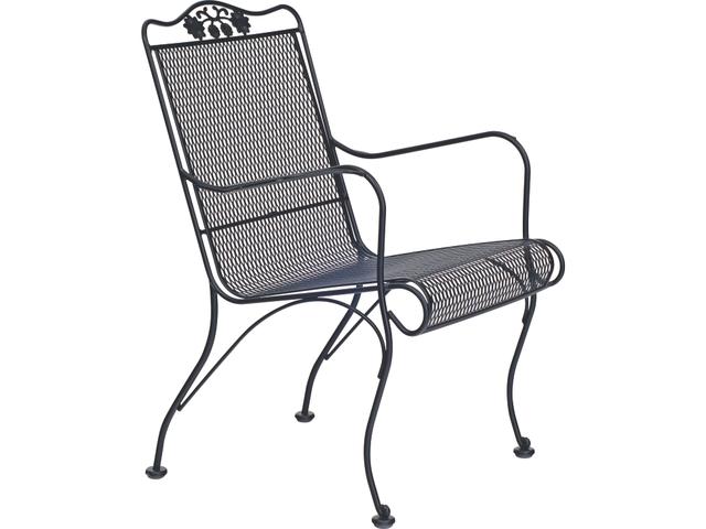 Briarwood Wrought Iron High Back Lounge Chair