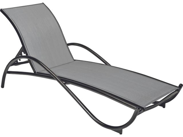 Tribeca Sling Aluminum Stackable Adjustable Chaise Lounge