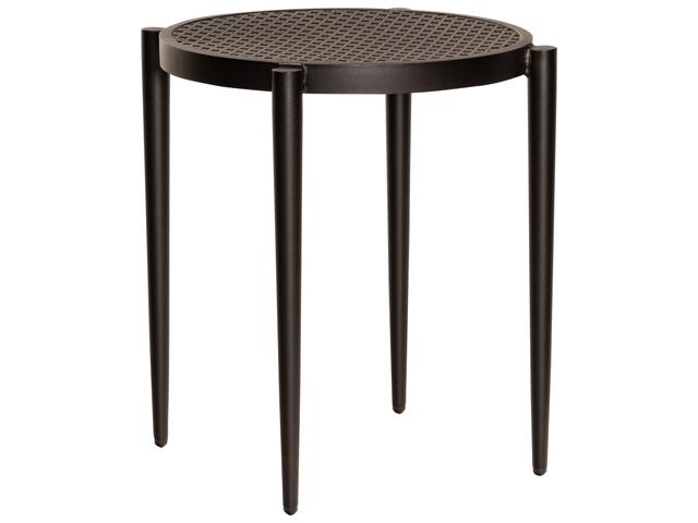 Parc 22 Inch Round Aluminum End Table