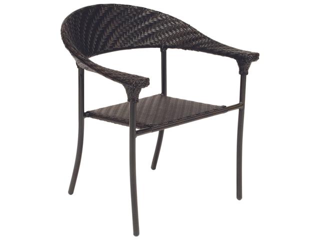 Whitecraft Barlow Wicker Stackable Dining Arm Chair
