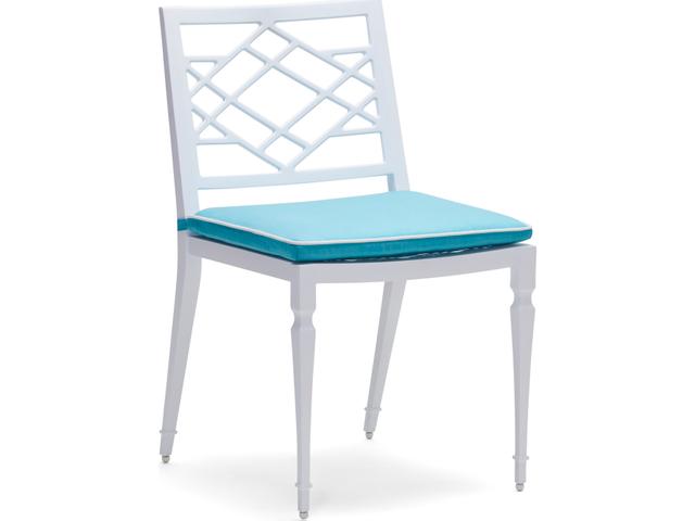 Tuoro Cast Aluminum Dining Side Chair by Alexa Hampton