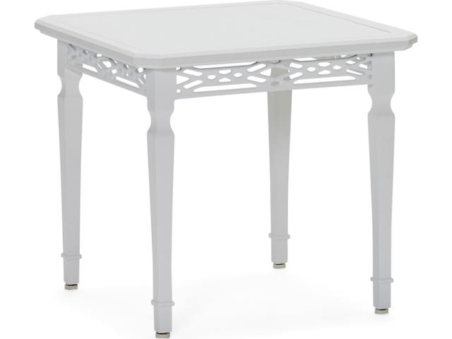 Tuoro Cast Aluminum Square End Table