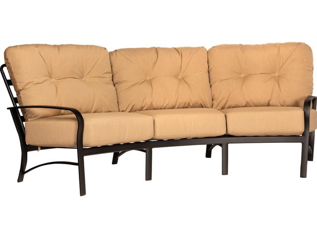 Fremont 108-Inch Aluminum Crescent Patio Sofa