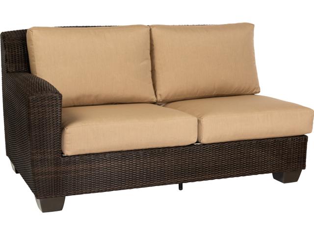 Saddleback Left Arm Outdoor Loveseat