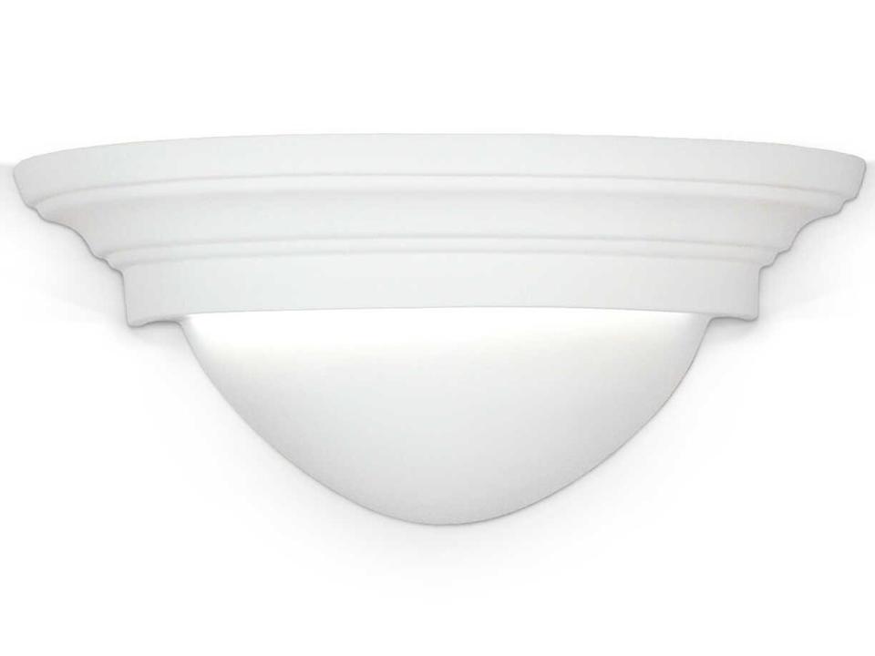 Majorca ADA Wall Sconce Islands Of Light Paintable Ceramic Uplight