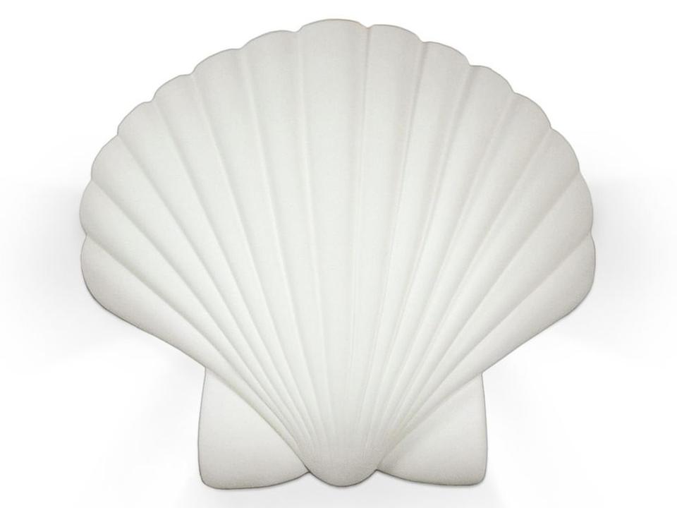 Key Biscayne 1-Light White Wall Sconce