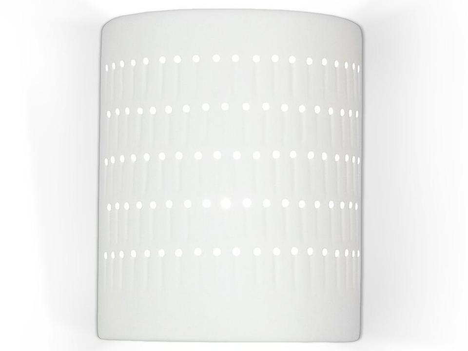 Samos 1-Light White Wall Sconce