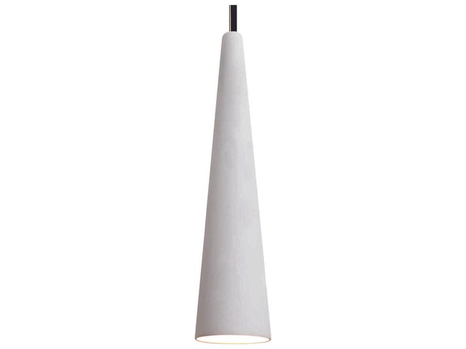 Iconic Cone Mini Pendant Light in Bisque Ceramic