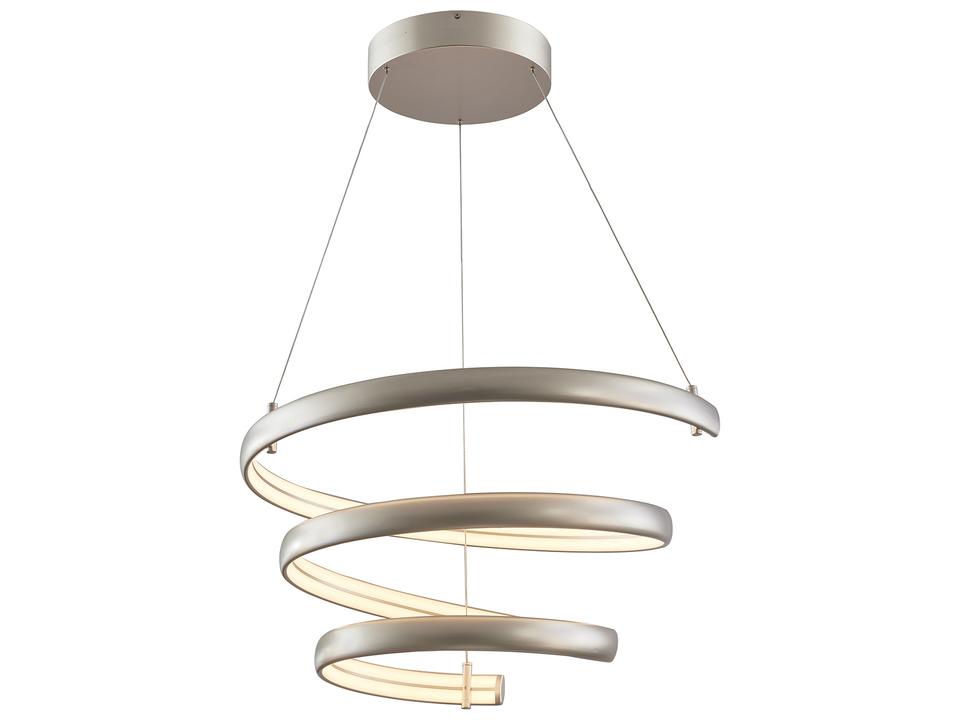 Sling LED Pendant Modern Titanium Silver Fixture