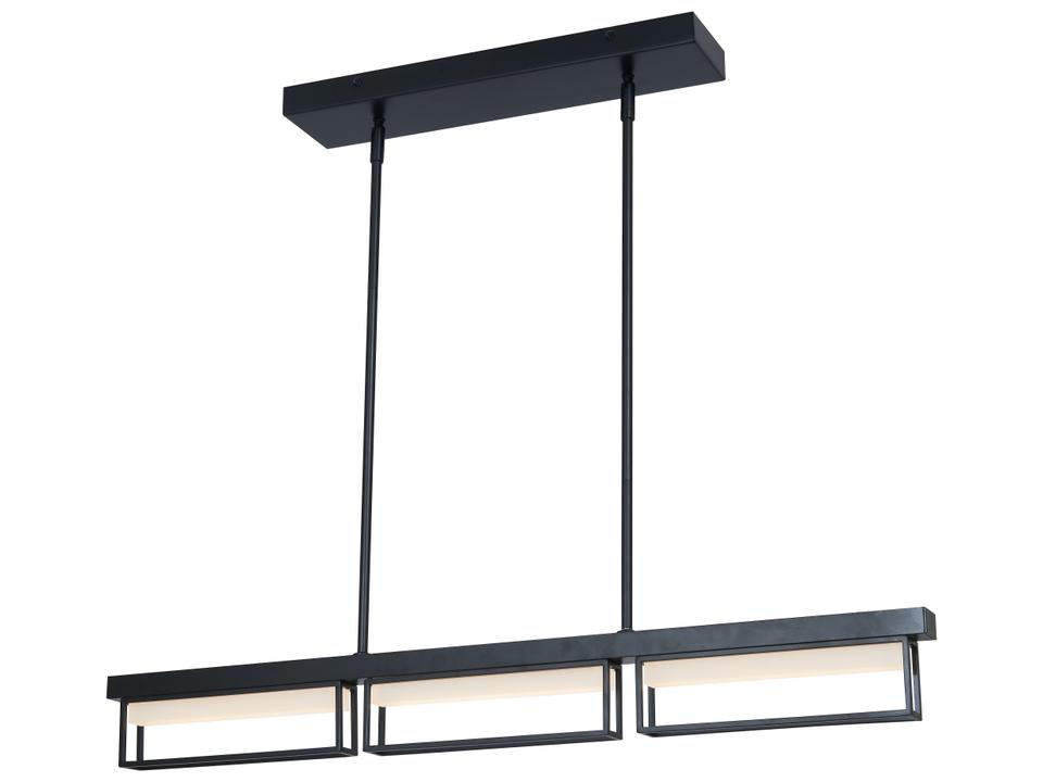 Pane 3-Light LED Island Light Contemporary Pendant