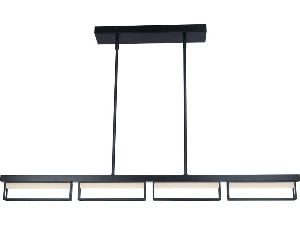 Lighting Pane 4-Light Pendant Modern Linear Fixture