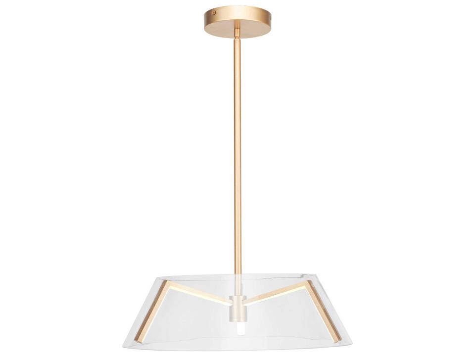 Lighting Talon LED Claw Pendant in Brushed Brass