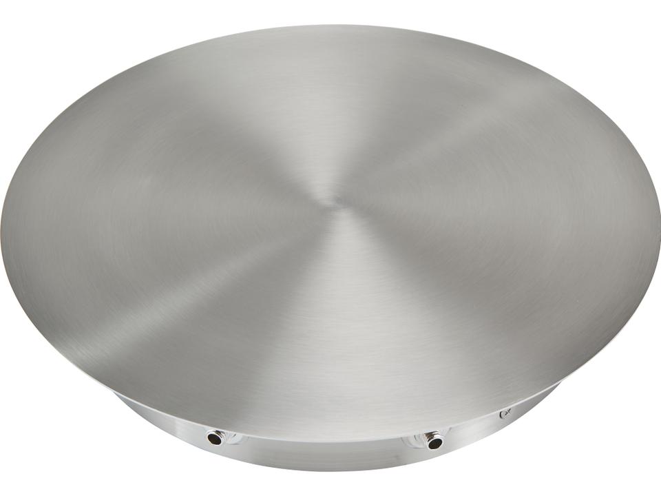 Nine-Port Uni-Jack Ceiling Canopy in Brushed Nickel
