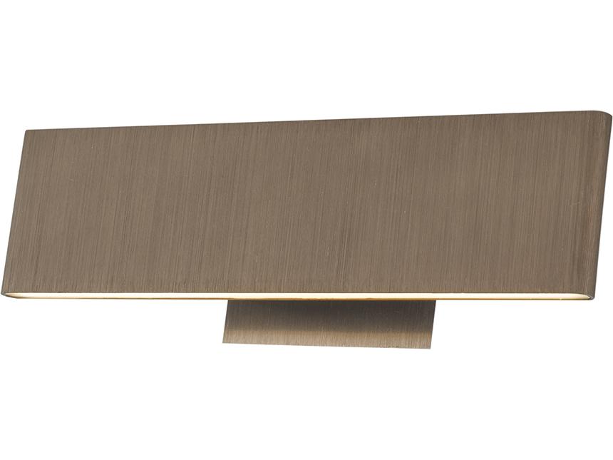 Lighting Slim 12 Inch 2-Light LED Bath Vanity Bar in Brushed Bronze