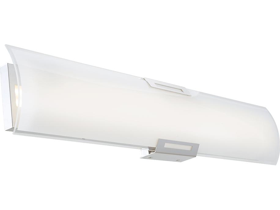 Lighting Allure 36-Inch LED Vanity Light in Chrome with Frosted Glass