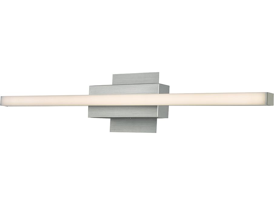 Foil 24-Inch Dimmable LED Vanity Light in Brushed Aluminum