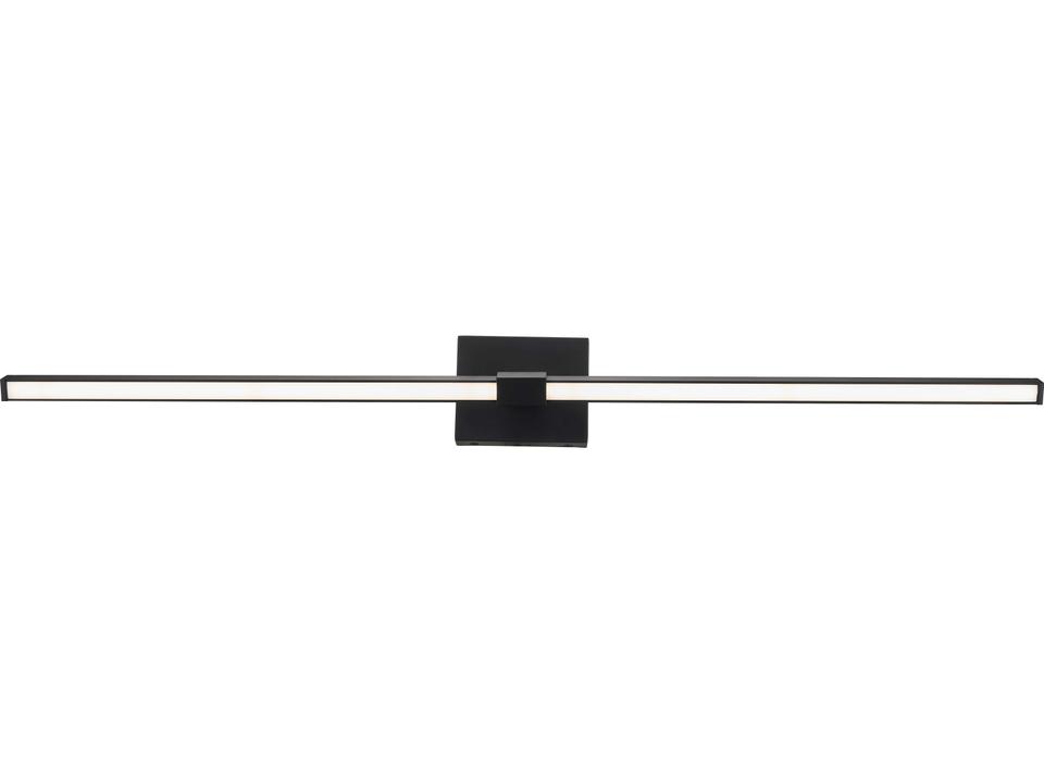 Epee 42-Inch LED Pivoting Arm Vanity Light in Black