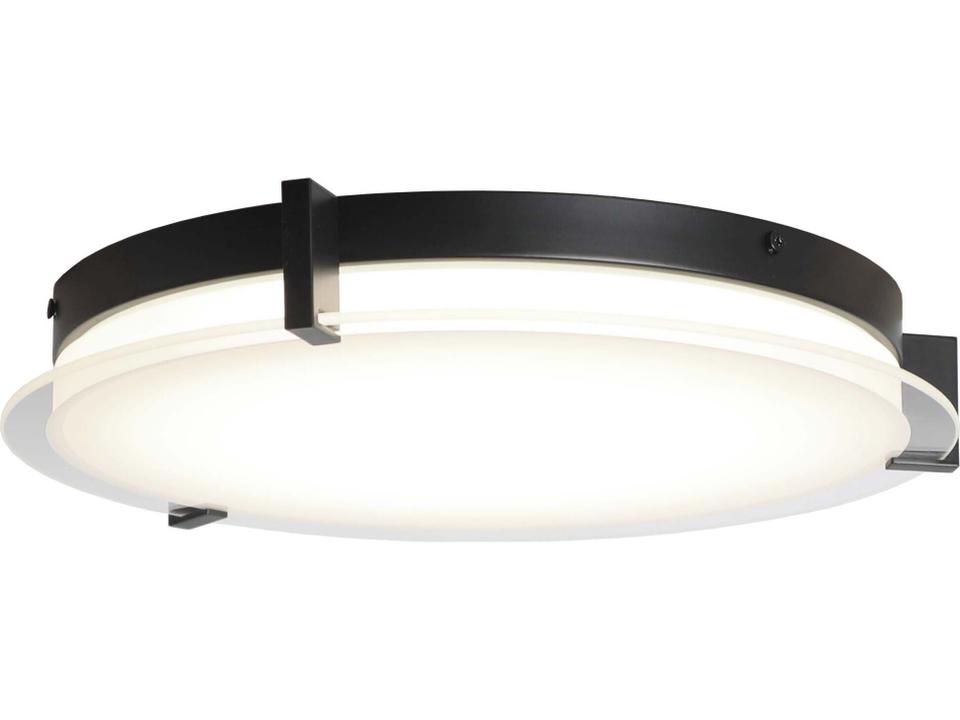 Lighting Matrix LED Flush Mount Ceiling Light in Black