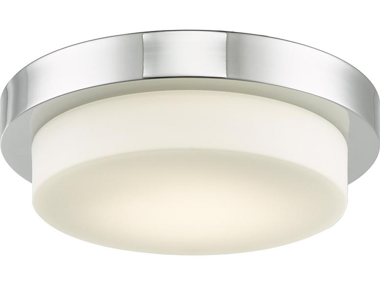 Step LED Flush Mount in Chrome