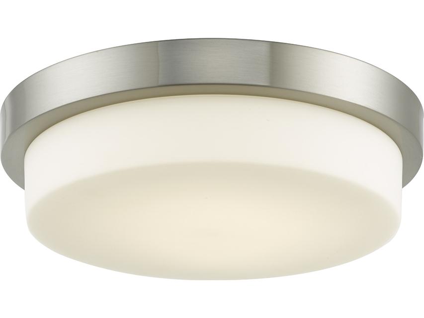 Lighting Step Ceiling Light Brushed Nickel Modern Flushmount