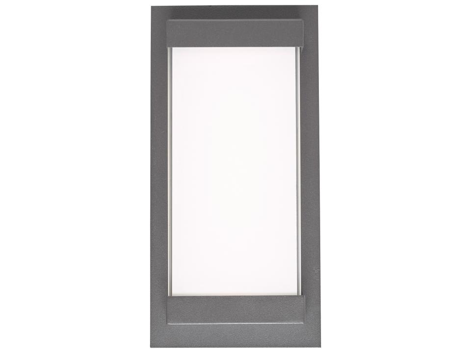 Atom 1-Light Outdoor Wall Light in Matte Black