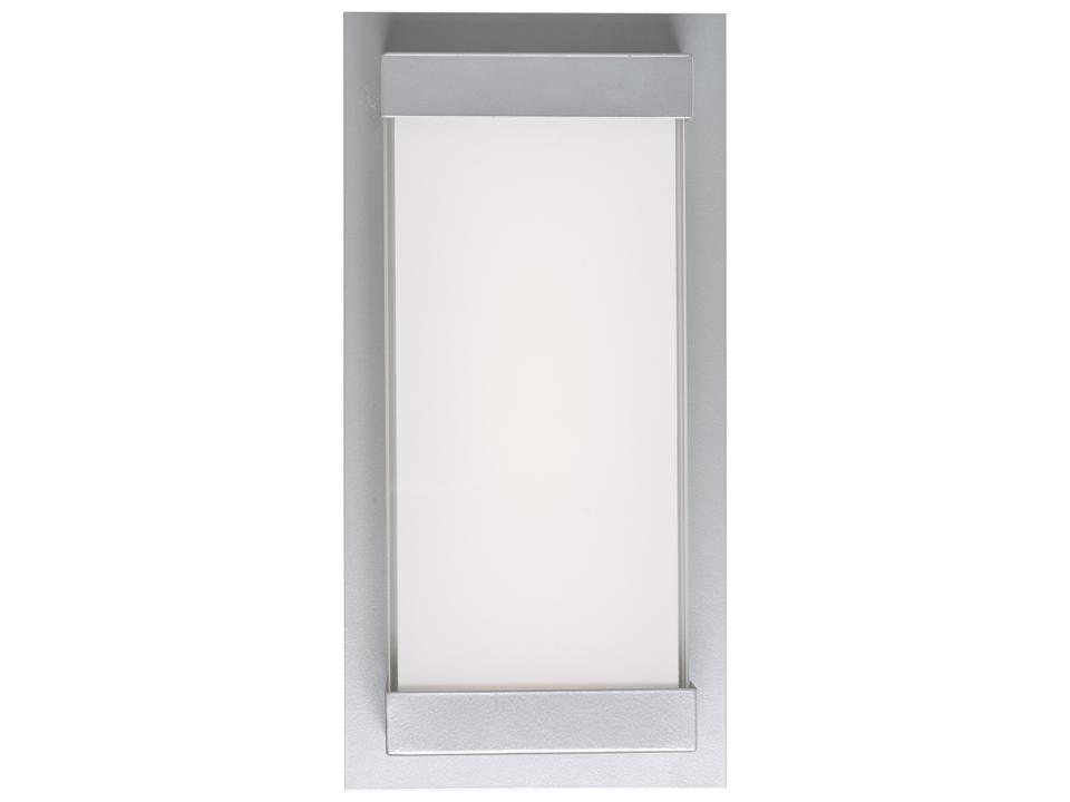 Atom 1-Light Outdoor Wall Light in Silica