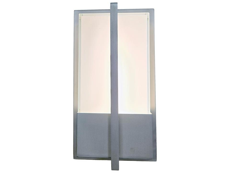 Neutron 1-Light LED Outdoor Wall Light in Anodized Aluminum