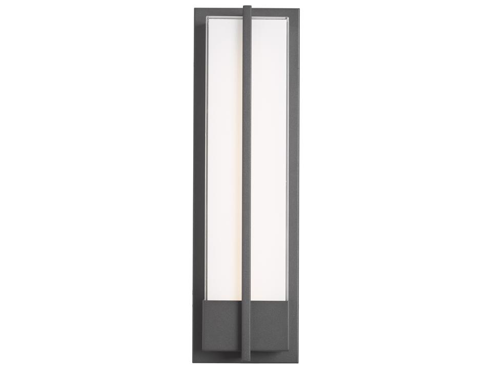 Neutron 1-Light Outdoor Wall Light in Matte Black