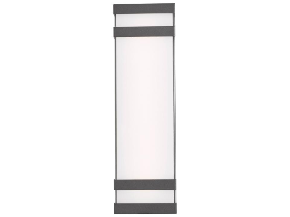 Proton 1-Light Outdoor LED Wall Light in Matte Black