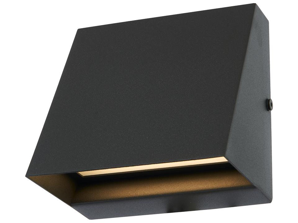 Wedge Outdoor Wall Light Modern Matte Black