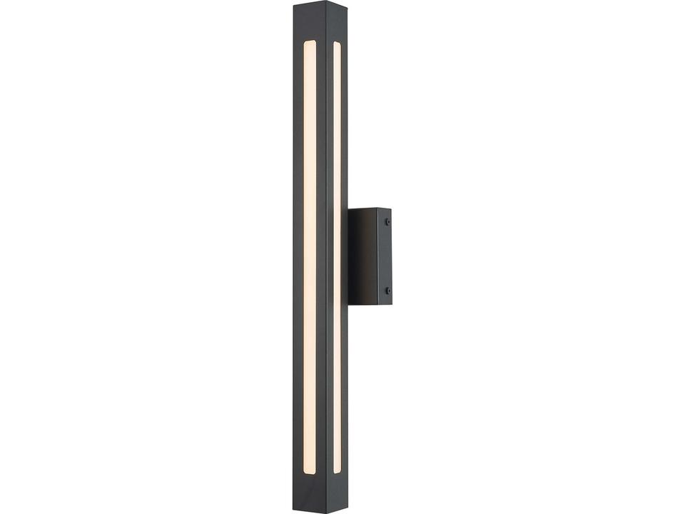 Prism Outdoor Wall Sconce Modern Matte Black