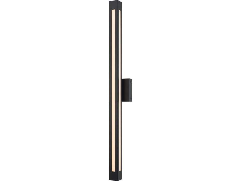 Outdoor Wall Light Modern Matte Black