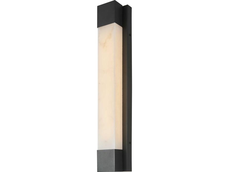 Osiris 24 Inch Alabaster Stone Outdoor Wall Sconce