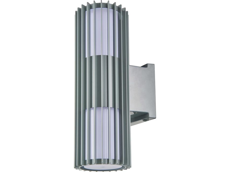 Lava Two-Light Ribbed Outdoor Wall Sconce Modern