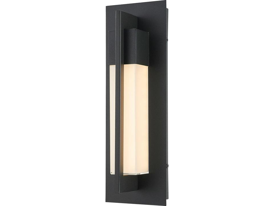 Electron Outdoor Wall Sconce Modern Mitered Glass