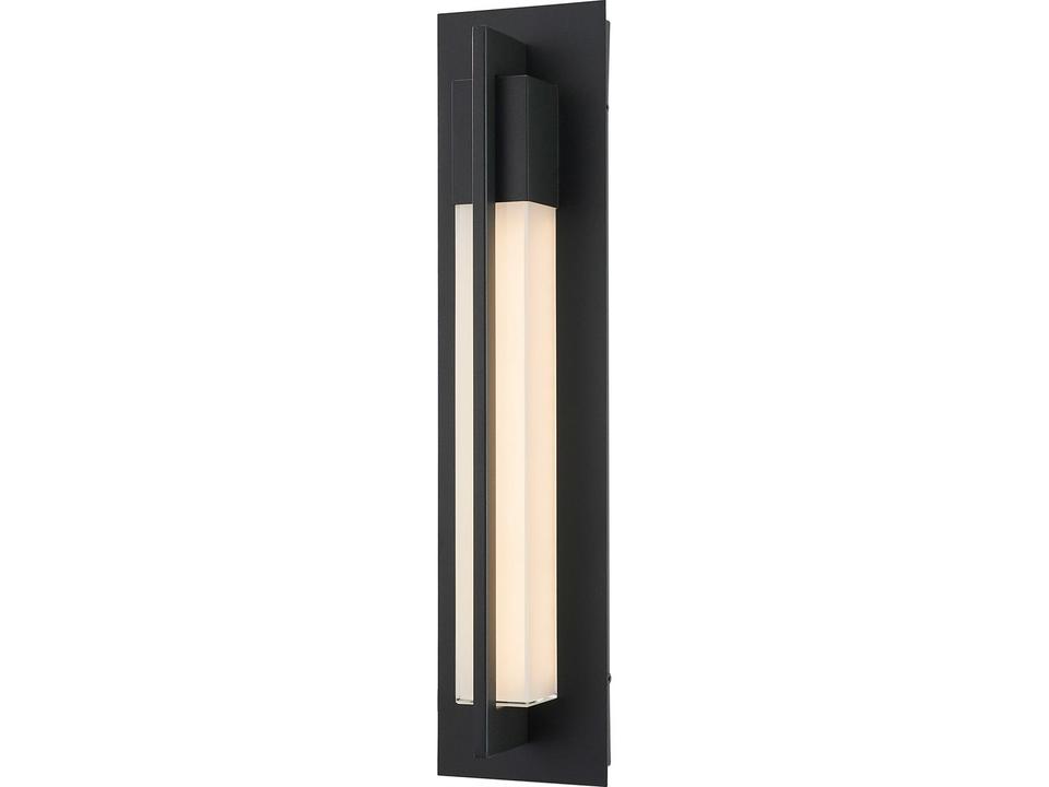Electron Outdoor Wall Light Modern Matte Black
