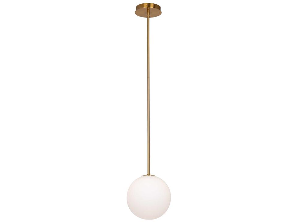 Aurelia 1-Light Globe Pendant Light in Brass Finish