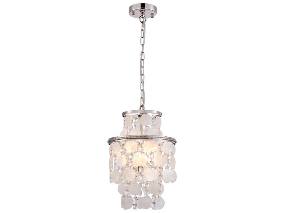 Avara 2-Light Pendant Light in Polished Nickel